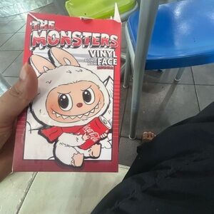 White and Red coke LABUBU